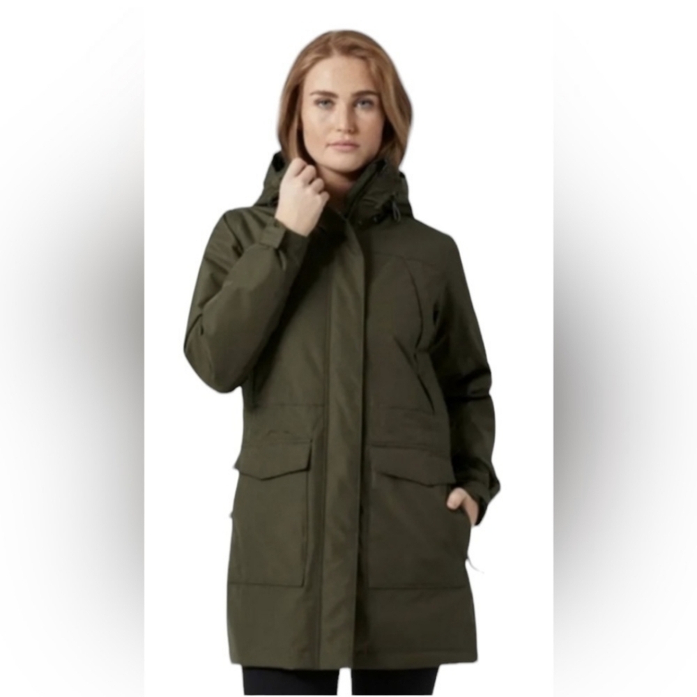 NWT HELLY HANSEN olive green parka